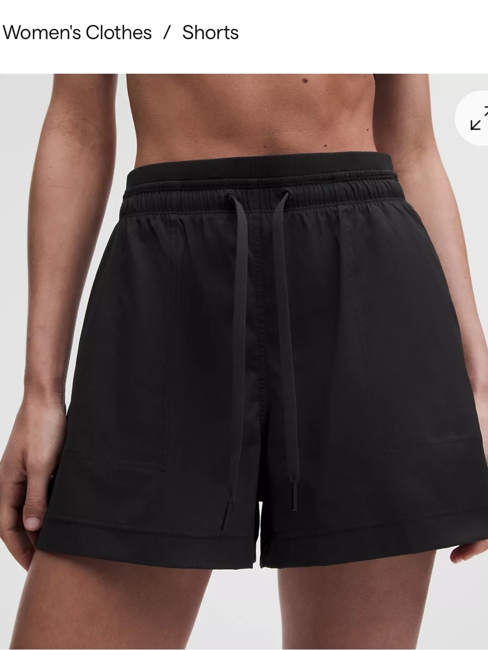 Lululemon Studio Dance Shorts Black 🖤